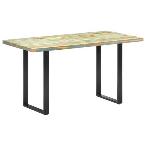 Spisebord 140x70x76 cm massivt genanvendt træ