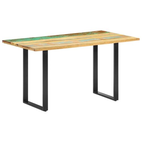 Spisebord 140x70x76 cm massivt genanvendt træ
