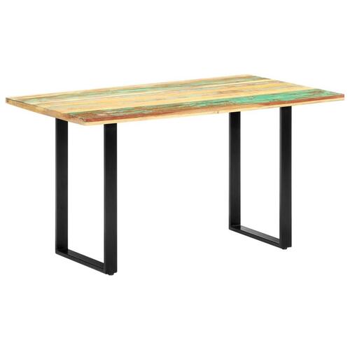 Spisebord 140x70x76 cm massivt genanvendt træ