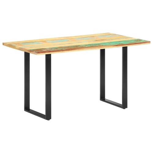 Spisebord 140x70x76 cm massivt genanvendt træ