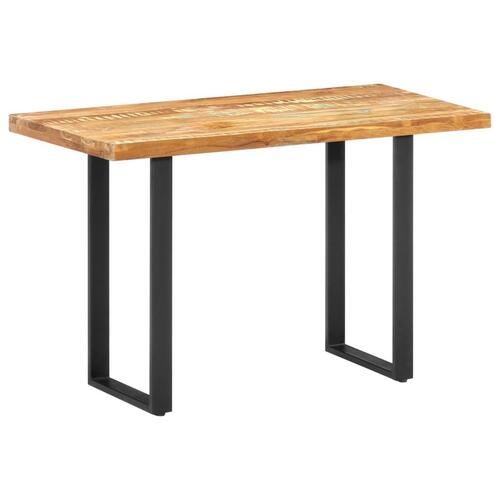 Spisebord 120x60x76 cm massivt genanvendt træ