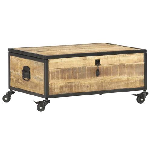 Sofabord 70x50x33 cm massivt mangotræ