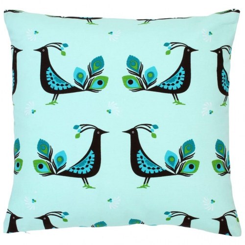 Puder 2 stk. med print 40x40 cm bomuld flerfarvet