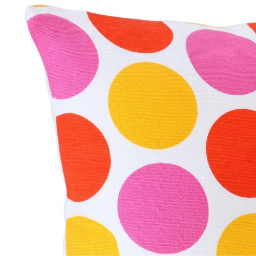 Puder 2 stk. med print 40x40 cm bomuld flerfarvet