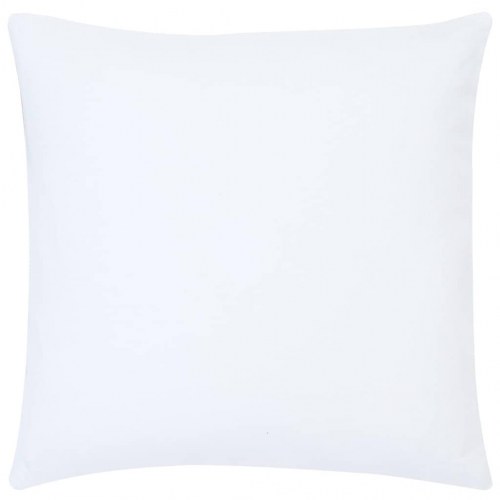 Puder 2 stk. med folieprint 40x40 cm bomuld hvid og guldfarvet