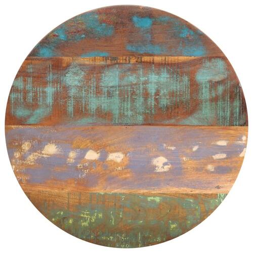Sofabord 43x55 cm massivt genbrugstræ