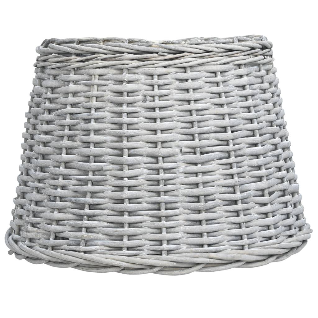 Lampeskærm 40x26 cm flet brun