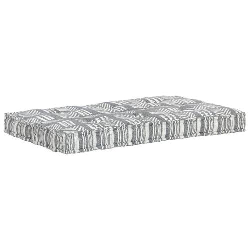 Hynde til pallesofa stof patchwork grå