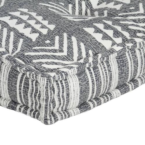 Hynde til pallesofa stof patchwork grå