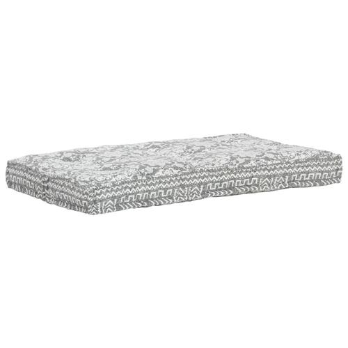 Hynde til pallesofa stof patchwork lysegrå