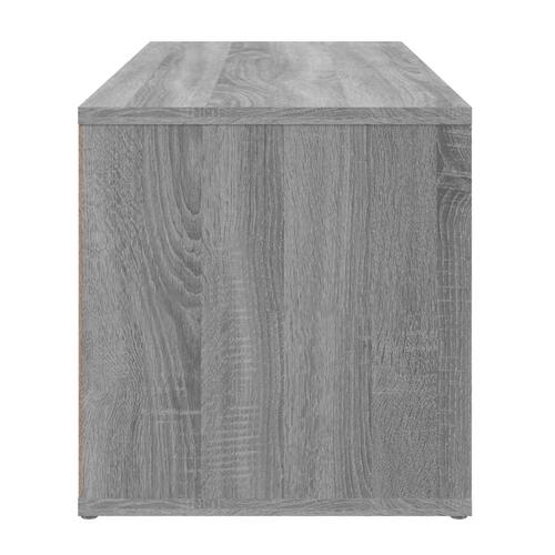 Tv-bord 80x34x36 cm konstrueret træ grå sonoma-eg