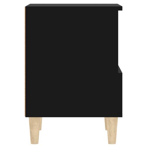 Sengebord 40x35x50 cm sort