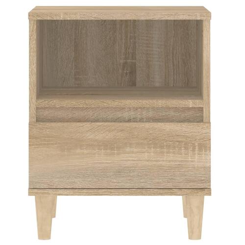 Sengeborde 2 stk. 40x35x50 cm sonoma-eg