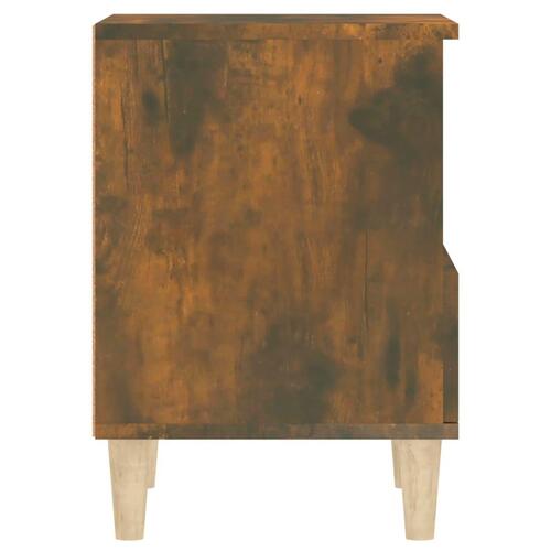 Sengeborde 2 stk. 40x35x50 cm røget egetræsfarve