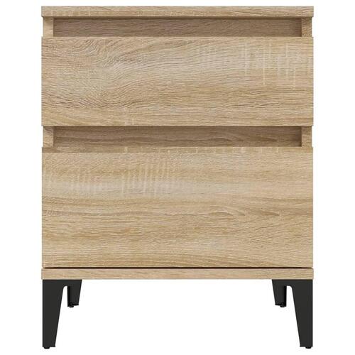 Sengebord 40x35x50 cm sonoma-eg