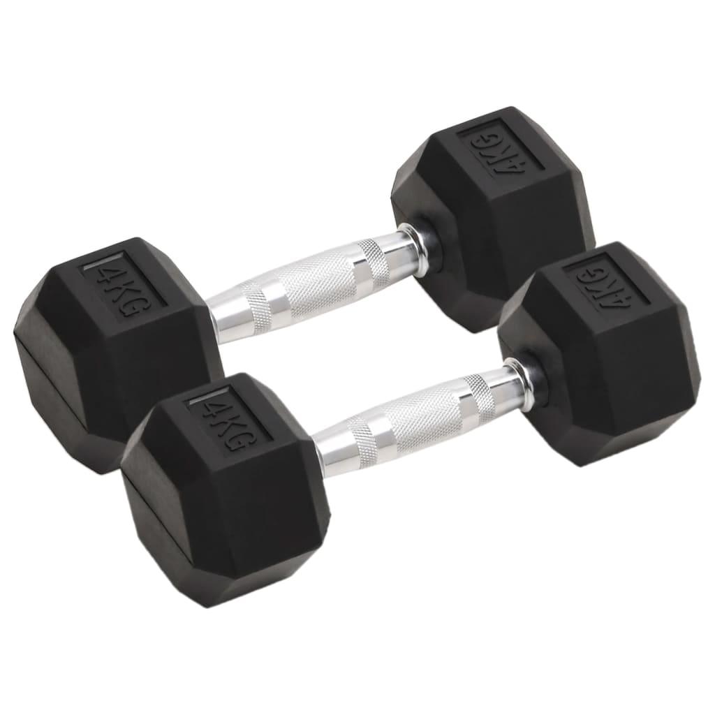 Håndvægte 2 stk. 8 kg støbejern