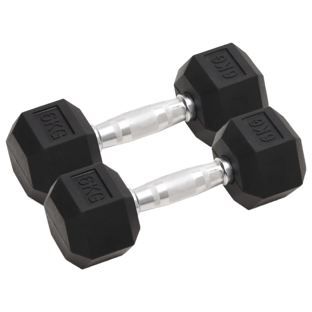 Håndvægte 2 stk. 12 kg støbejern
