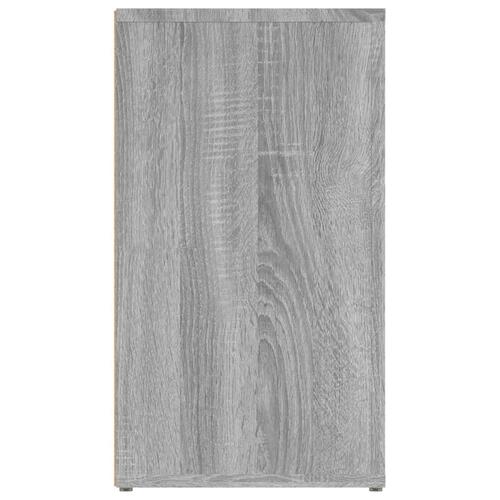 Skænk 80x30x54 cm konstrueret træ grå sonoma-eg