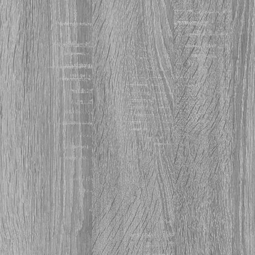 Skab 60x36x110 cm konstrueret træ Grå sonoma-eg
