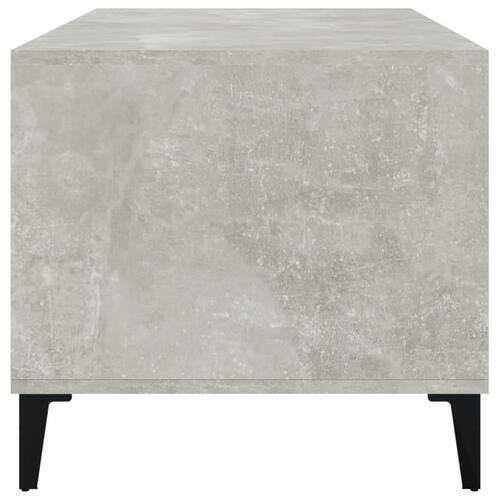 Sofabord 90x49x45 cm konstrueret træ betongrå