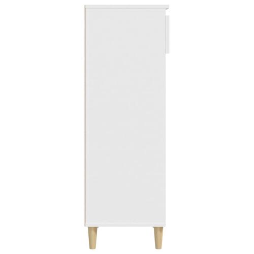 Skoreol 40x36x105 cm konstrueret træ hvid