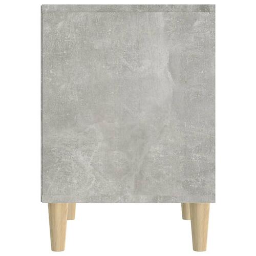 Sengebord 40x35x50 cm 2 stk. betongrå