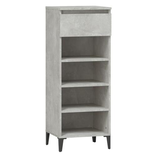 Skoreol 40x36x105 cm konstrueret træ betongrå