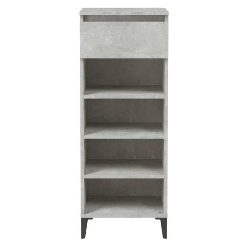 Skoreol 40x36x105 cm konstrueret træ betongrå