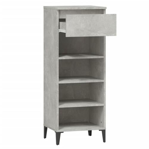 Skoreol 40x36x105 cm konstrueret træ betongrå