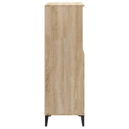Skab 60x36x110 cm konstrueret træ Sonoma-eg
