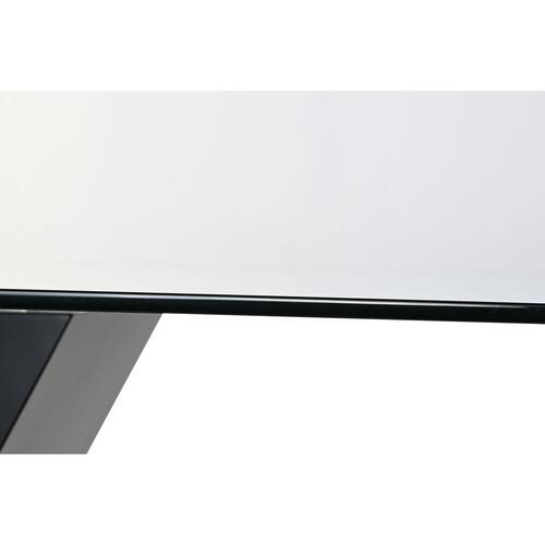 Spisebord Sort Træ Hærdet glas Træ MDF 180 x 90 x 76 cm
