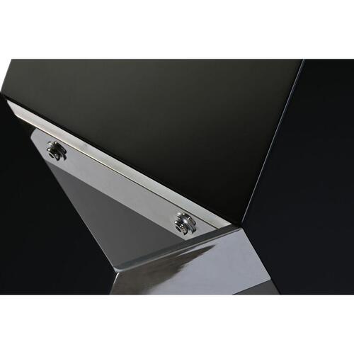 Spisebord Sort Træ Hærdet glas Træ MDF 180 x 90 x 76 cm