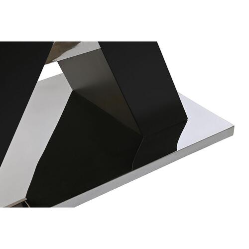Spisebord Sort Træ Hærdet glas Træ MDF 180 x 90 x 76 cm