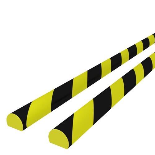 Hjørnebeskyttere 2 stk. 4x3x100 cm PU gul og sort