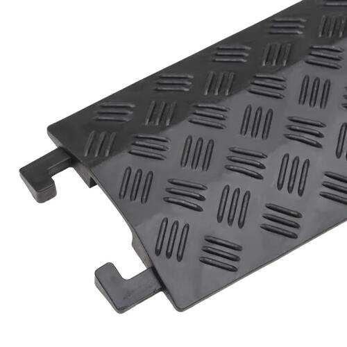 Kabelbeskyttere 2 stk. 98,5 cm ramper sort