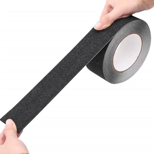 Skridsikker tape 0,05x10 m PVC sort