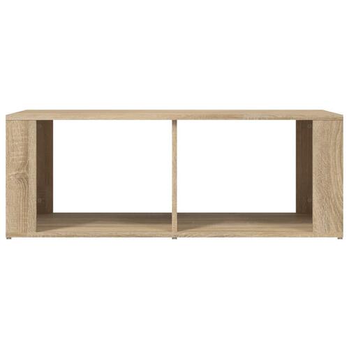 Sofabord 100x50x36 cm konstrueret træ sonoma-eg