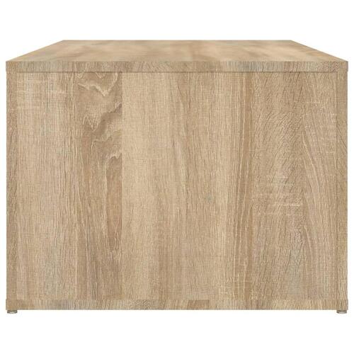 Sofabord 100x50x36 cm konstrueret træ sonoma-eg