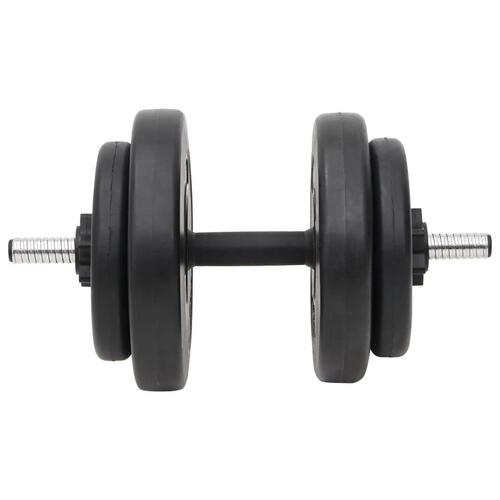 Curl-vægtstang og håndvægt med skiver 60 kg