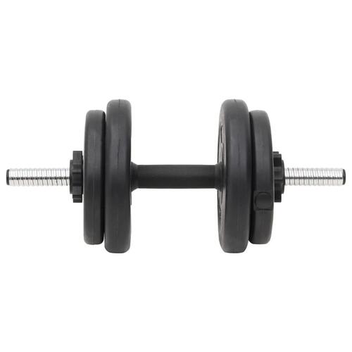 Curl-vægtstang og håndvægt med skiver 60 kg