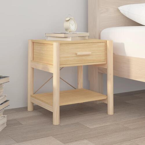Sengeborde 2 stk. 42x38x45 cm konstrueret træ