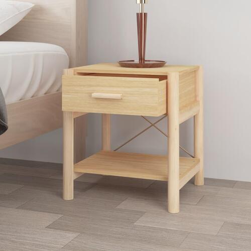 Sengeborde 2 stk. 42x38x45 cm konstrueret træ