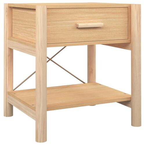 Sengeborde 2 stk. 42x38x45 cm konstrueret træ