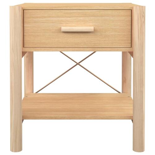 Sengeborde 2 stk. 42x38x45 cm konstrueret træ