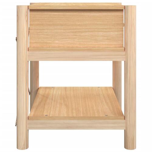 Sengeborde 2 stk. 42x38x45 cm konstrueret træ