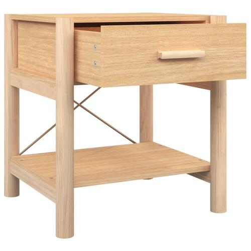 Sengeborde 2 stk. 42x38x45 cm konstrueret træ