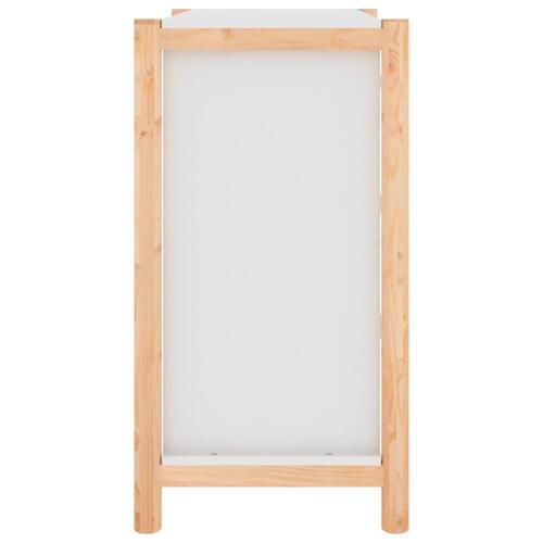 Skænk 62x38x70 cm konstrueret træ hvid