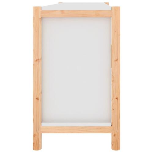 Skænk 107x38x60 cm konstrueret træ hvid
