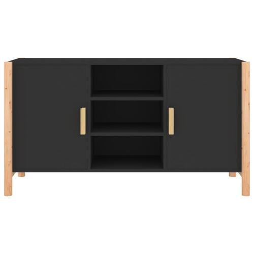Skænk 107x38x60cm konstrueret træ sort
