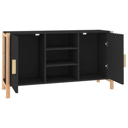 Skænk 107x38x60cm konstrueret træ sort